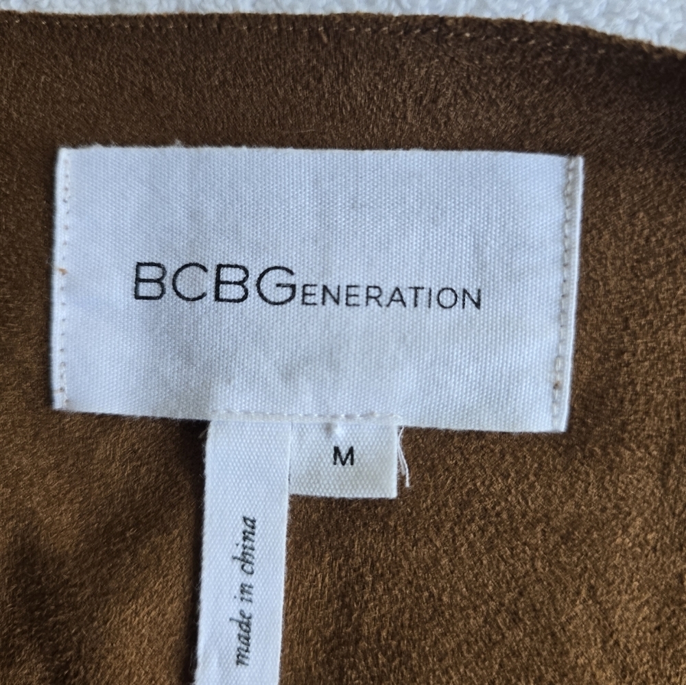 BCBGeneration Brown Suede Jacket - Picture 9 of 16